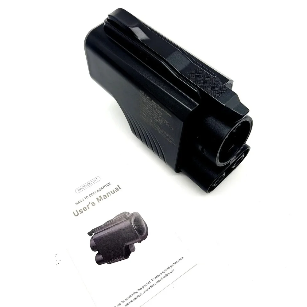 Tesla Supercharger to CCS1 Adapter – UL2252, 1000V/500A, Fits Ford GM Rivian EVs